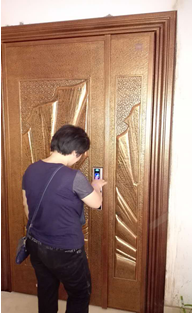 指静脉防盗锁与铸铝门的完美组合