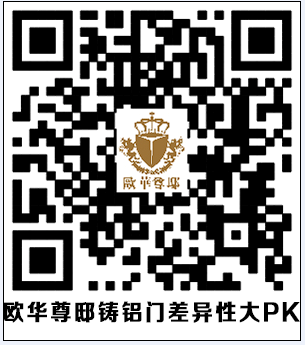 欧华尊邸铸铝门差异性大PK