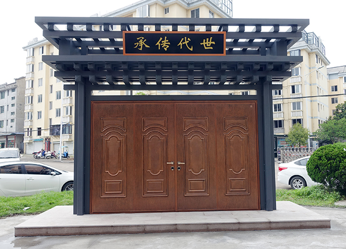 欧华尊邸铸铝门，彰显着个性、稳重大气